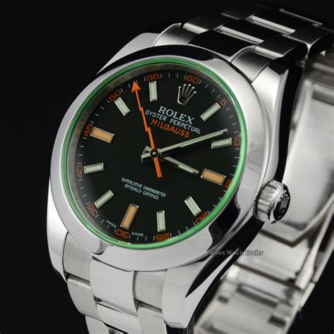 rolex milgauss second hand